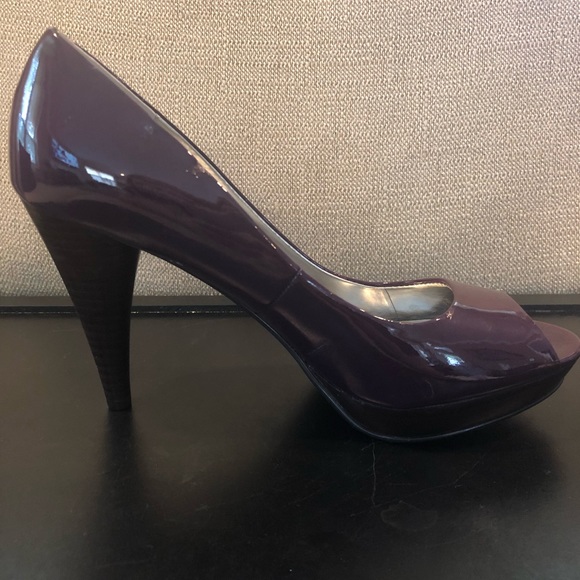 Style&Co. purple patent Celine high heels sz 8.5 - Picture 5 of 8